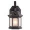 Vaxcel Wellington Aluminum 6-in. 1 Light Dusk to Dawn Medium Bronze Outdoor Wall Lantern Clear Glass T0738 - alternate 9